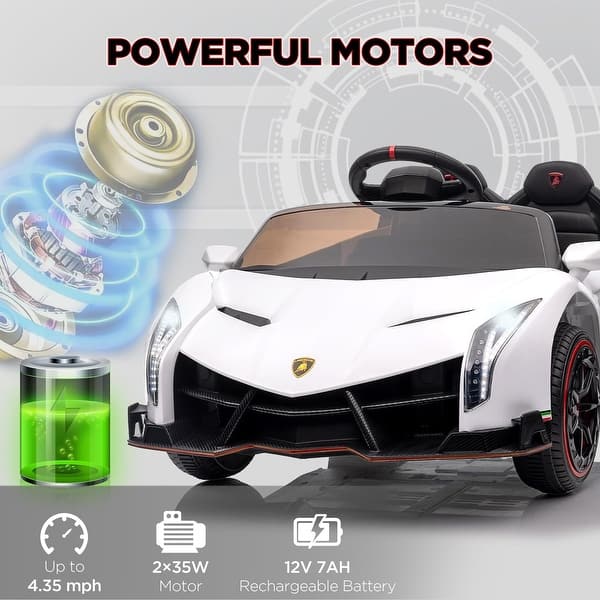 slide 2 of 26, Kids 12V Ride on Car, Licensed Lamborghini Car