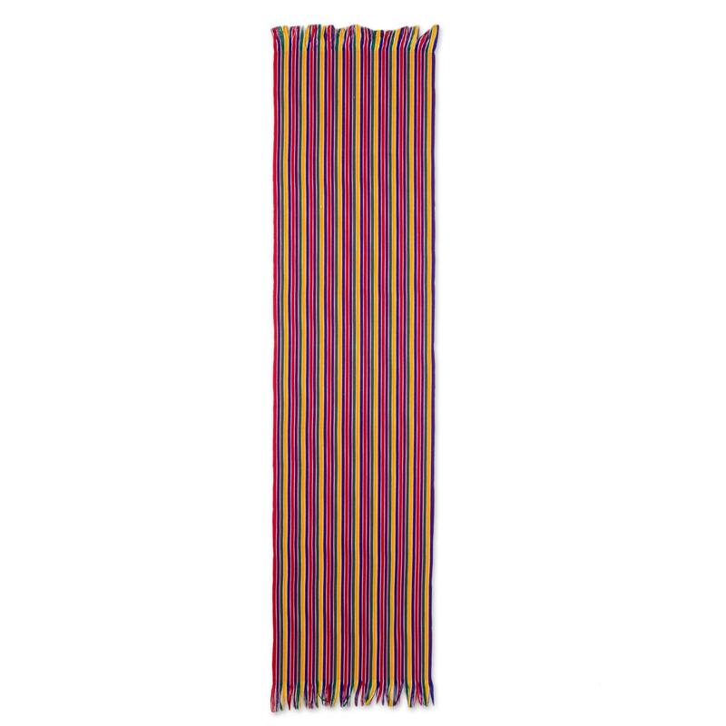 Novica Handmade Path Of Happiness Cotton Table Runner
