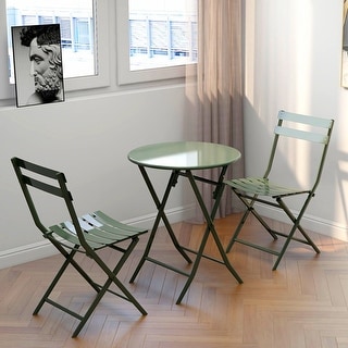 Dark green cheap bistro set
