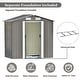 Metal Bike Shed Garden Tool Storage Shed with Vents - Bed Bath & Beyond ...