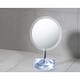 preview thumbnail 4 of 3, Nameeks Gedy Collection Free Standing Make-Up Mirror Silver