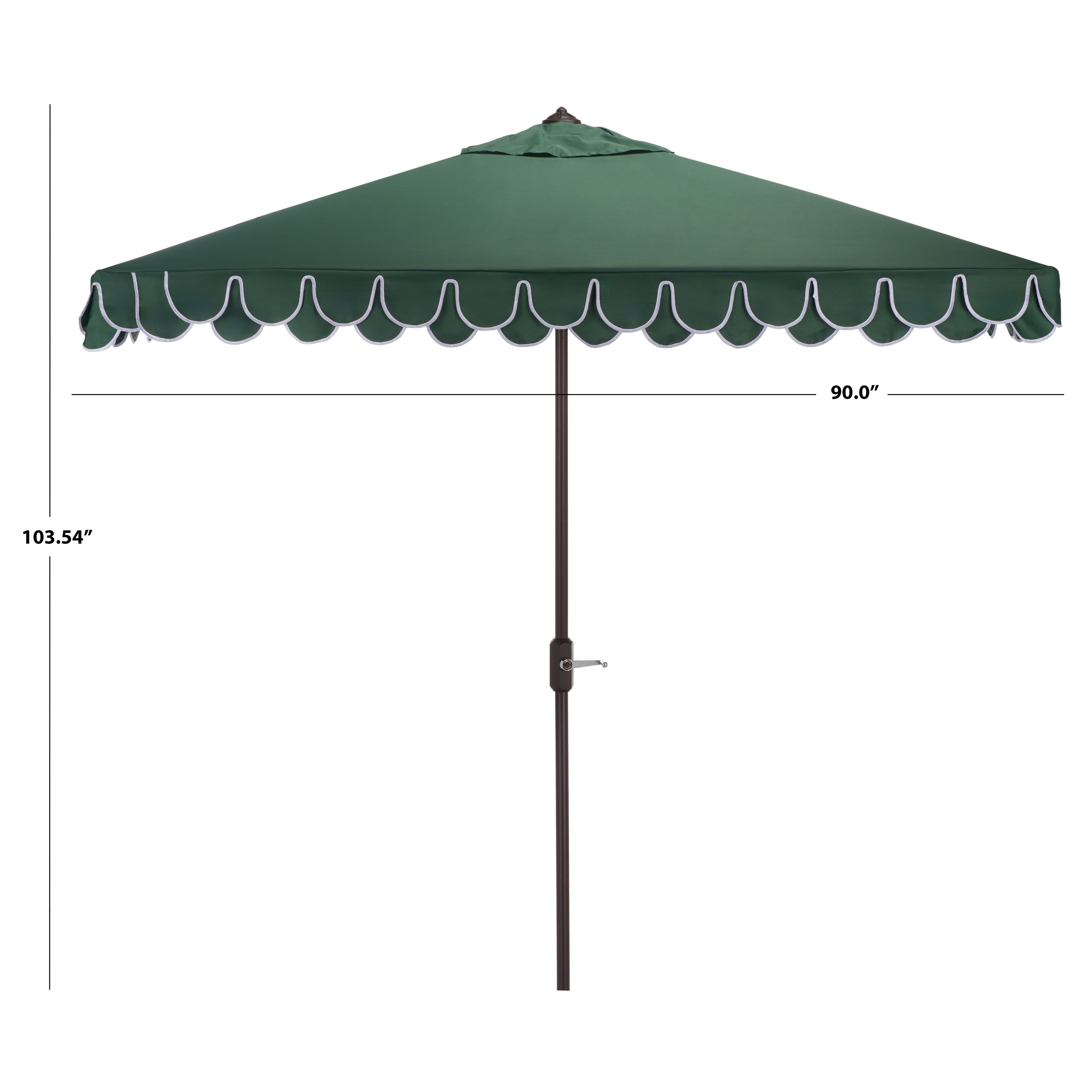 7.5 ft square patio umbrella Giantex 5 Umbrella, Outdoor Table w/ 4 Sturdy Ribs, Solid Steel Pole, Quick-Release Push Button, Weatherproof Canopy, Ideal for Poolside, Market, Backyard : Patio, Lawn & Garden Offering a second home to jetsetters and cinema stars SAFAVIEH Outdoor Naima Valance 7.5