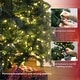 preview thumbnail 3 of 16, 5/ 6/ 7-foot PVC Artificial Holiday Christmas Tree with LED Lights for Home, Office,Party Decoration