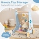 preview thumbnail 8 of 8, Gymax Wooden Baby Walker Sit to Stand Walker w/ Wheels Push & Pull