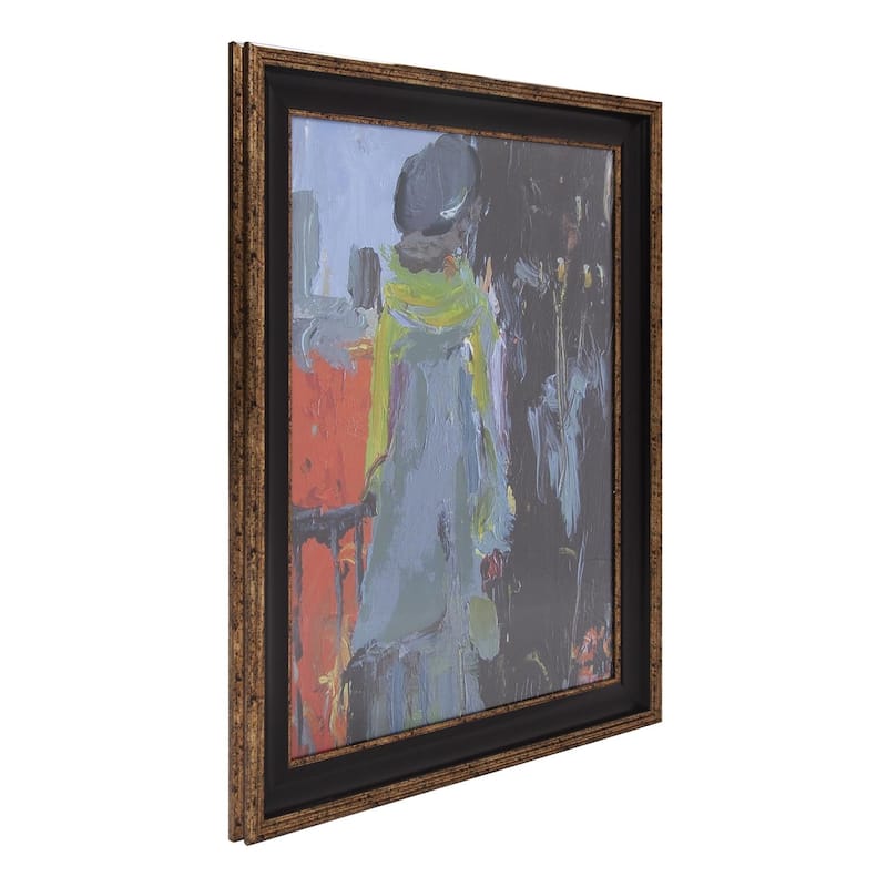 Chartreuse Scarf Wall Art