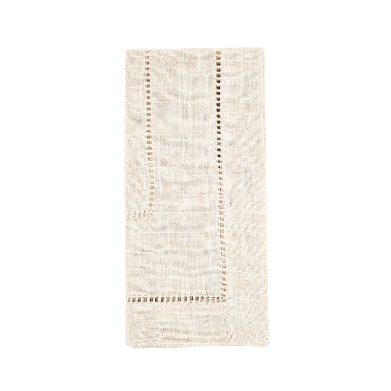 Linen Blend Toscana Double Hemstitched Napkin (Set of 12) - 22"x22"