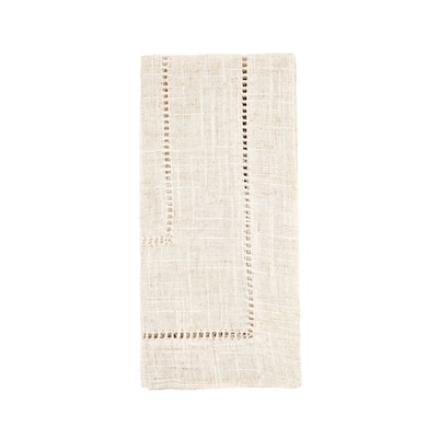 Linen Blend Toscana Double Hemstitched Napkin (Set of 12)