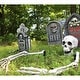 preview thumbnail 3 of 1, Haunted Hill Farm 2.8-ft. Ground-Breaking Skeleton, Indoor/Outdoor Halloween Decoration