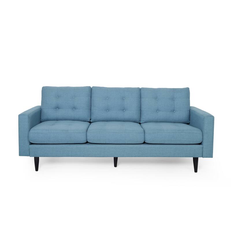 Adderbury Contemporary 3-seat Tufted Fabric Sofa by Christopher Knight Home