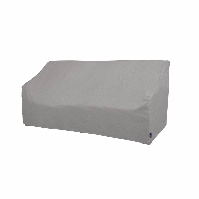 Modern Leisure® Garrison Patio Loveseat Cover, Waterproof, Large, 76"L x 38"W x 38.25"H, Granite - Grey