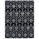 preview thumbnail 76 of 83, SAFAVIEH Handmade Metro Mizka French Country Wool Rug 8' x 10' - Black/Ivory - Rectangle