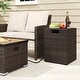 preview thumbnail 17 of 34, Costway Propane Tank Cover Table,16 Inch Square PE Rattan Gas Tank - See Details