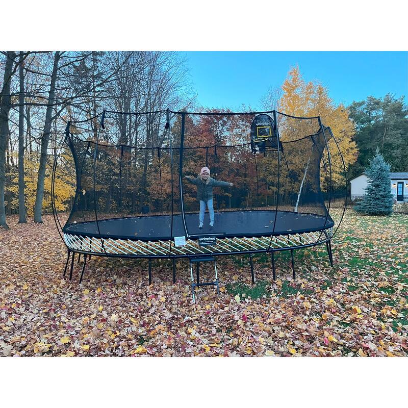 Springfree Trampoline 12'x19' Jumbo Oval Trampoline with 22'x29' Space Required - 323