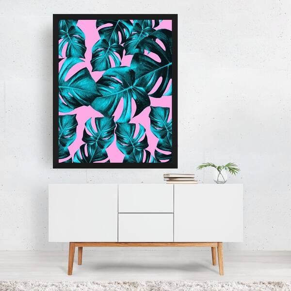 Botanical Floral Botanical Leaf Framed Wall Art Print Overstock 31660037