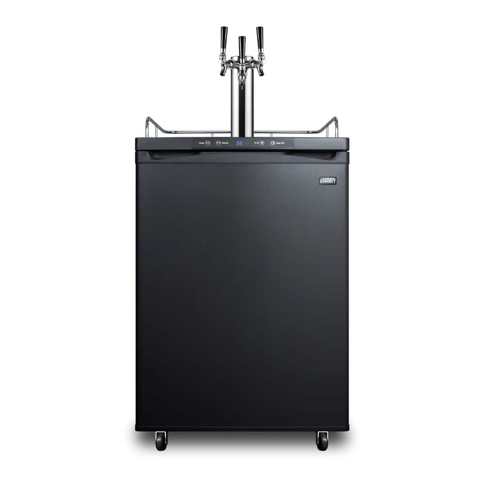 Summit SBC635MTRIPLE 24" Wide 5.6 Cu. Ft. Free Standing Triple Tap