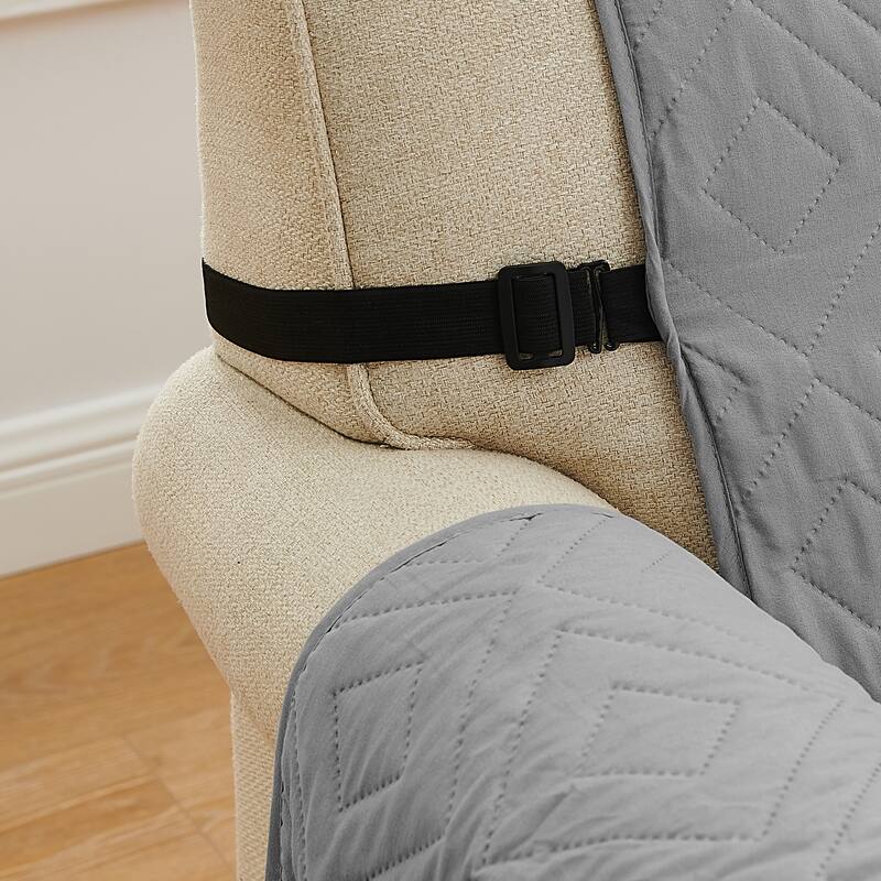 Sofa Covers for 3 Cushion Couch, Protector Couch Sofa with Straps
