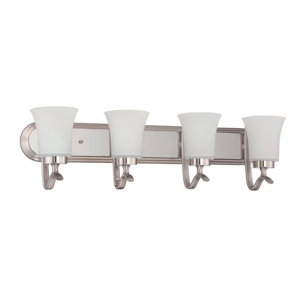 Shop Craftmade 38304 Northlake 4 Light Bathroom Vanity Light 30 Wide Overstock 16436889