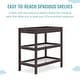 preview thumbnail 5 of 4, Dream On Me Ridgefield II Changing Table - Dark Espresso