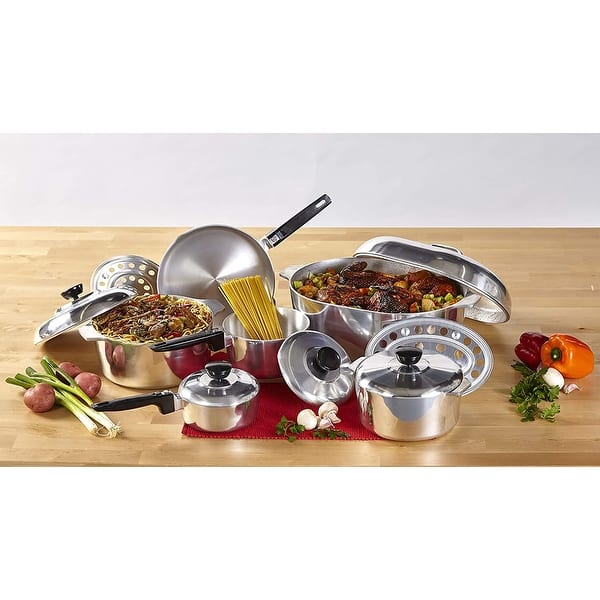 Chef's Star Pots And Pans Set Kitchen Cookware Sets Nonstick Aluminum  Cooking Essentials 11 Pieces Purple