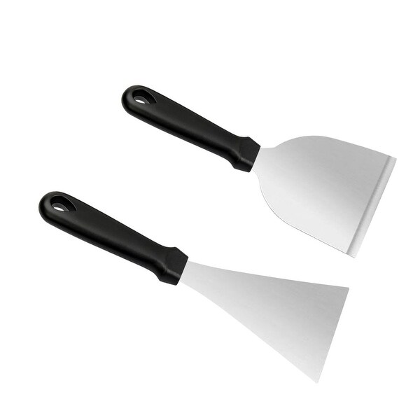 2 Pcs Griddle Spatula Set Cake Pizza Grill Spatula Dessert Turner. Opens flyout.