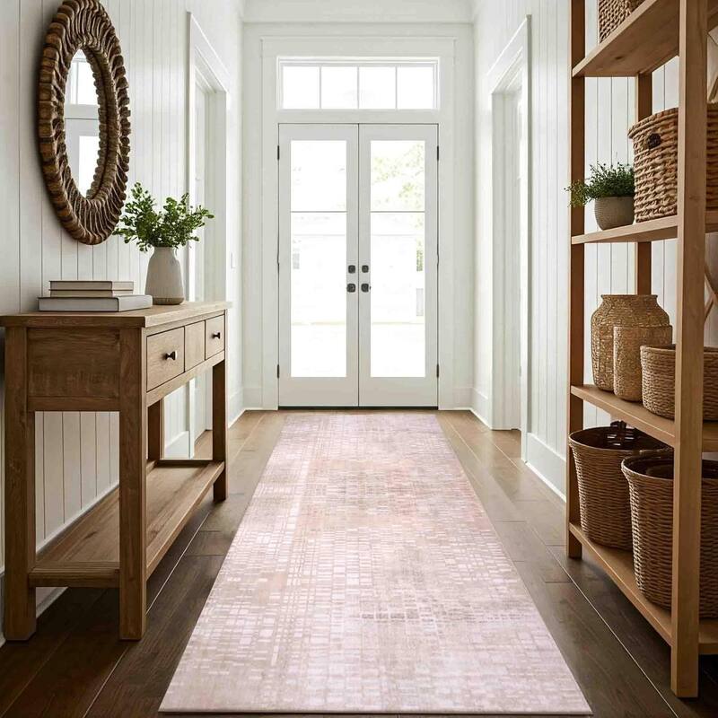 Delara Machine Washable Area Rug, Soft & Durable, Non-Slip Backing, Eco- Friendly GRS certified.