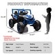 preview thumbnail 22 of 26, 24V 2seater Side by Side 4x4 Ride on Off-Road Truck with Parent Remote Control and two safety belts