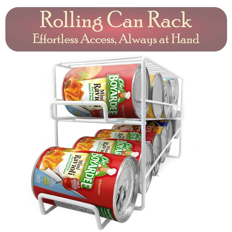 Sorbus Soda Can Beverage Dispenser Rack - Holds 12,12oz Soda Cans