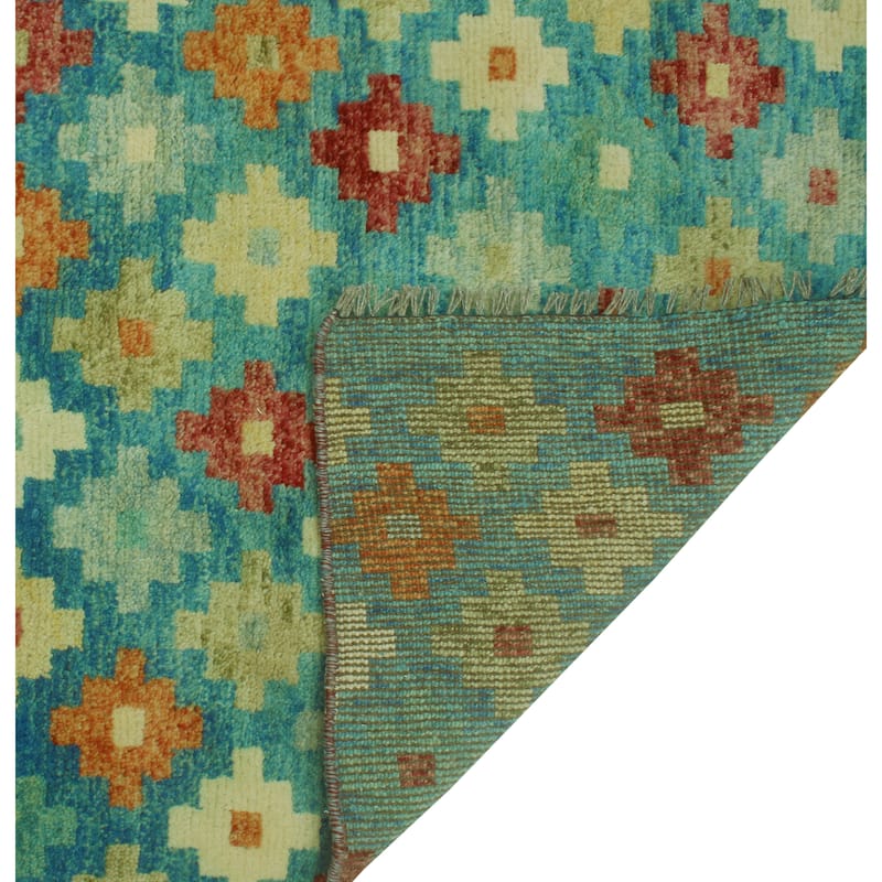 Noori Rug Balochi Altha Blue/Ivory Rug - 4'10" x 6'8"