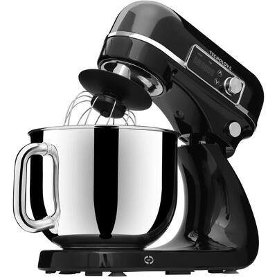 Stand Mixer 6.3 Quart, 12 Speeds 300W DC Motor, Planetary Action, Digital Timer with Stainless Steel Mixing Bow