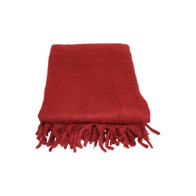 Handcrafted 100% Wool Throw Blanket