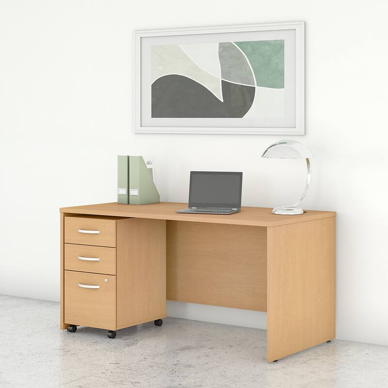 Studio C 60W x 30D Office Desk with Drawers by Bush Business Furniture