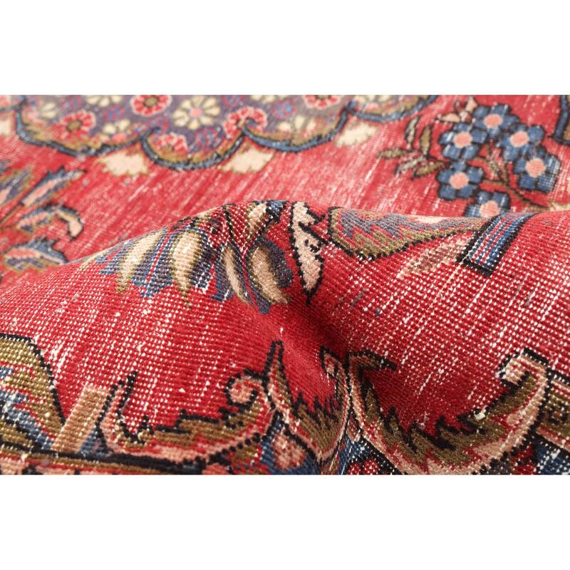 ECARPETGALLERY Hand-knotted Antalya Vintage Red Wool Rug - 5'1 x 7'9