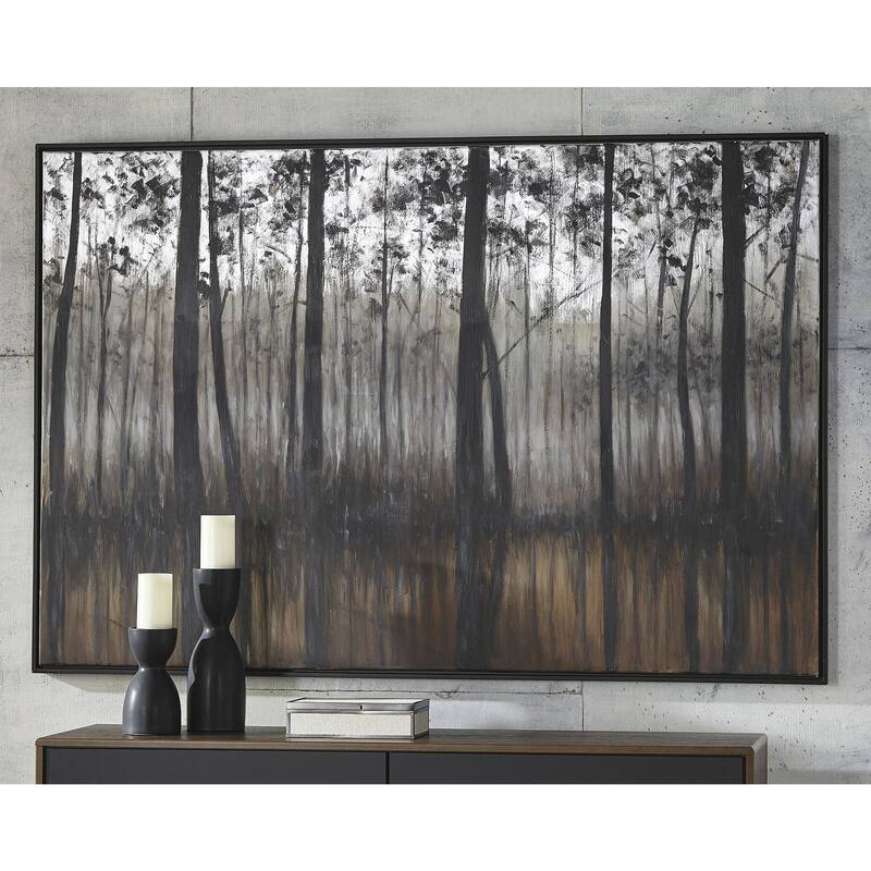 Philyra Silver Tinted Tree Wall Art