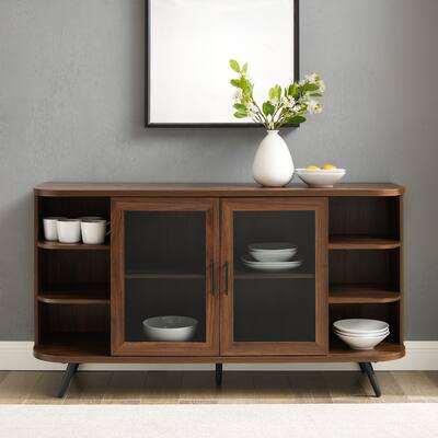 Middlebrook Curved Edge Glass Door Buffet