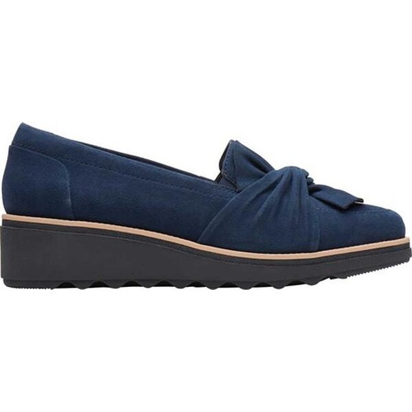 clarks suede moccasins