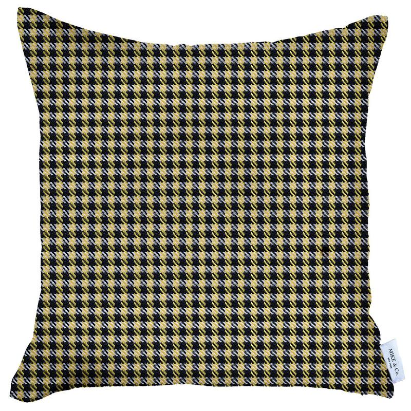 Boho-Chic Decorative Houndstooth Jacquard Pillow Covers