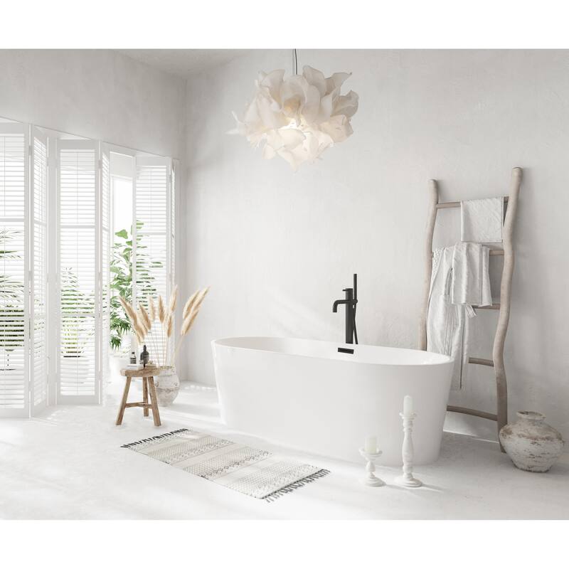 Melisande Bathtub in Glossy White