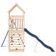 preview thumbnail 7 of 20, vidaXL Swing Set Outdoor Backyard Wooden Playground Equipment for Kids Age 3-8