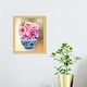 preview thumbnail 21 of 22, Oliver Gal 'Julianne Taylor - Peonie Vase Gold' World and Countries Wall Art Framed Print Asian Cultures - Gold, Pink