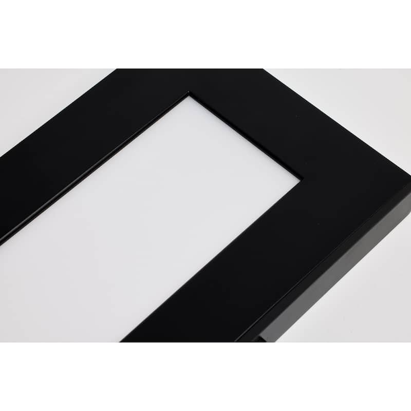 Blink Pro Plus 32W 5.5 in. x 36 in Surface Mount LED CCT Selectable 90 CRI Black Finish 120/277V Rectangular Shape