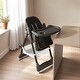 preview thumbnail 23 of 26, KISRAIS Portable Adjustable Baby High Chair with Safety Belt, Silent Lockable Wheels
