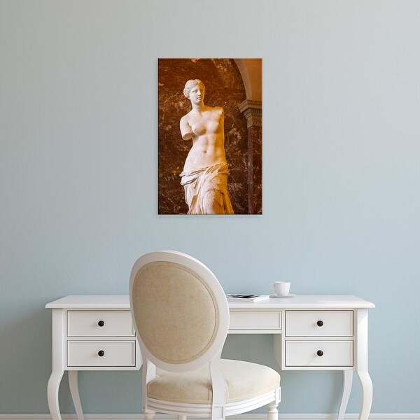 Easy Art Prints Brian Jannsen's 'Venus De Milo Statue On Display At Musee Du Louvre' Premium Canvas Art