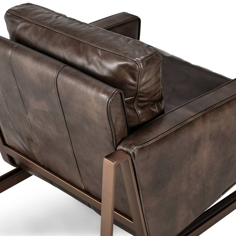 Classic Home Chad Leather Club Chair