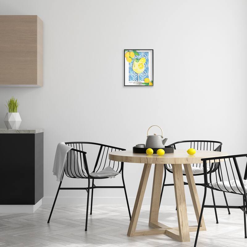 Stupell Mediterranean Limoncello Drink Framed Giclee Art Design By Hillary Holt