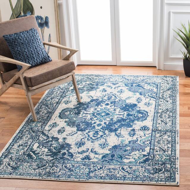 SAFAVIEH Monaco Lillie Boho Medallion Distressed Area Rug