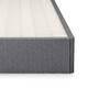 Priage by ZINUS Upholstered Metal Box Spring with Wood Slats, 7.5 Inch Mattress Foundation