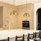 preview thumbnail 5 of 5, Hunter Erling 1-Light Medium Pendant - Kitchen, Dining Room, Entry - Modern, Transitional