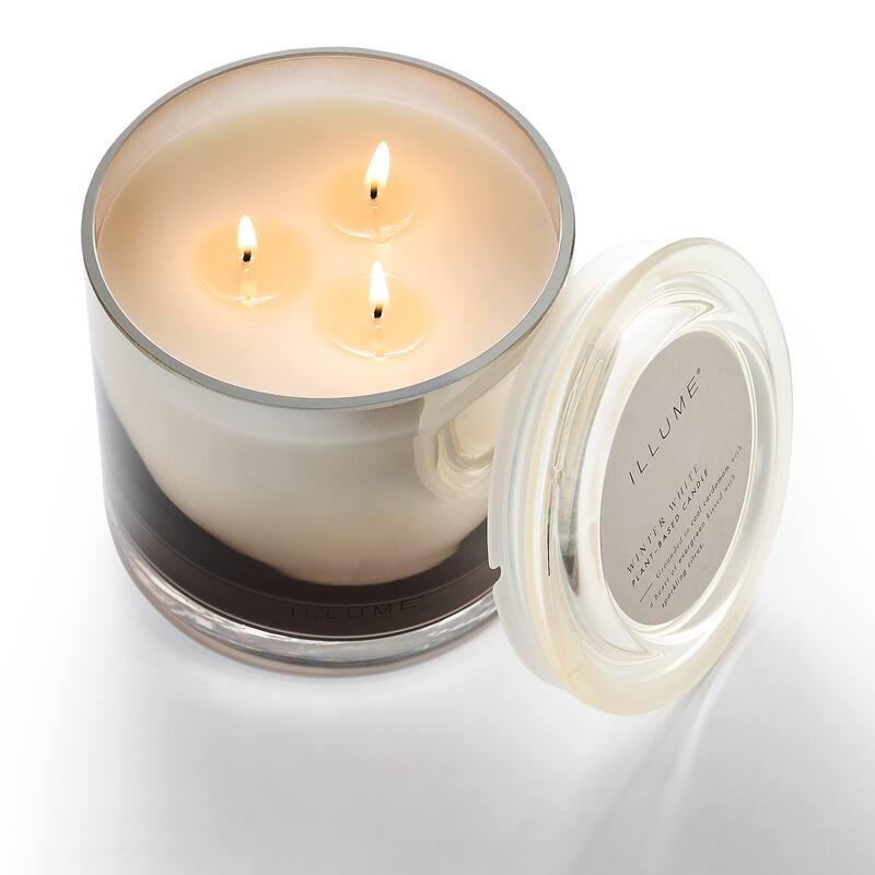 ILLUME Noble Holiday Winter White Candle