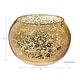 preview thumbnail 3 of 1, Mercury Curved Tealight Holder Gold - Set of 2