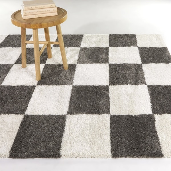 Reinhart Checkered Area Rug Bed Bath & Beyond 38197305